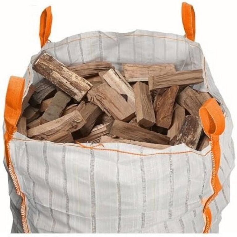 Birkenbrennholz 28 cm im Sack – 15 kg – für Kamin und Ofen