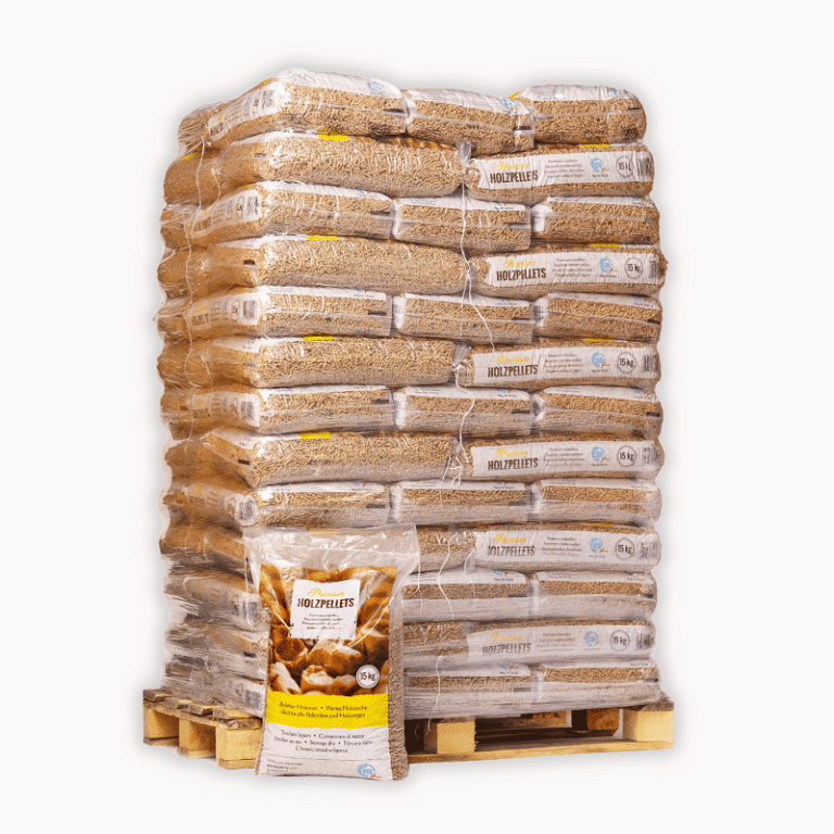Holzpellets EPH ENplus A1 – 975 kg (65 x 15 kg) – Für effizientes Heizen