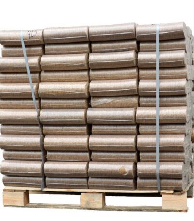 Premium Hartholzbriketts NESTRO – Rund ohne Loch – 480 kg umweltfreundlich heizen