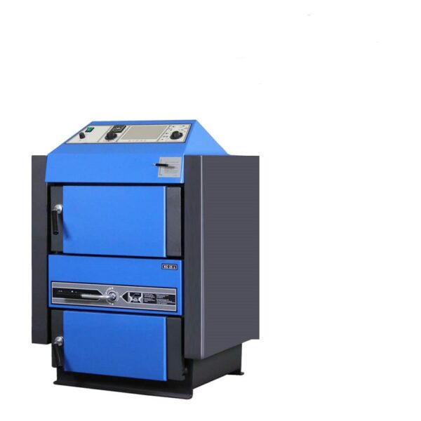 Atmos KC16S – Caldera de gasificación de carbón de 18 kW para briquetas de lignito