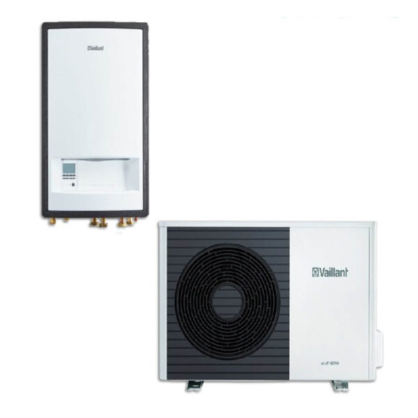 Vaillant aroTHERM split VWL 55/5 AS con VWL 57/5 IS – Bomba de calor para calefacción y agua caliente